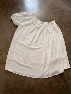 NWT Peach Love California One-Shoulder White Mini Dress - Size M